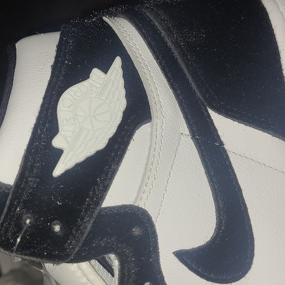 Mint cond Jordan 1 High OG Twist CD0461-007 black white panda pony fur  9.0W/7M - Picture 5 of 7